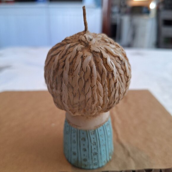 Vintage Hallmark Ambassador Diplomat Candle Folk Art Girl Made In Japan - Picture 3 of 5